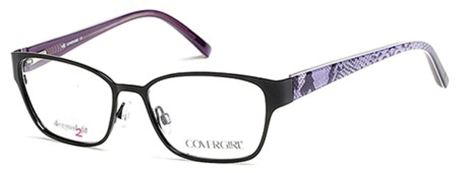 Cover Girl Designer Eyeglasses CG0454-002 in Black 54mm