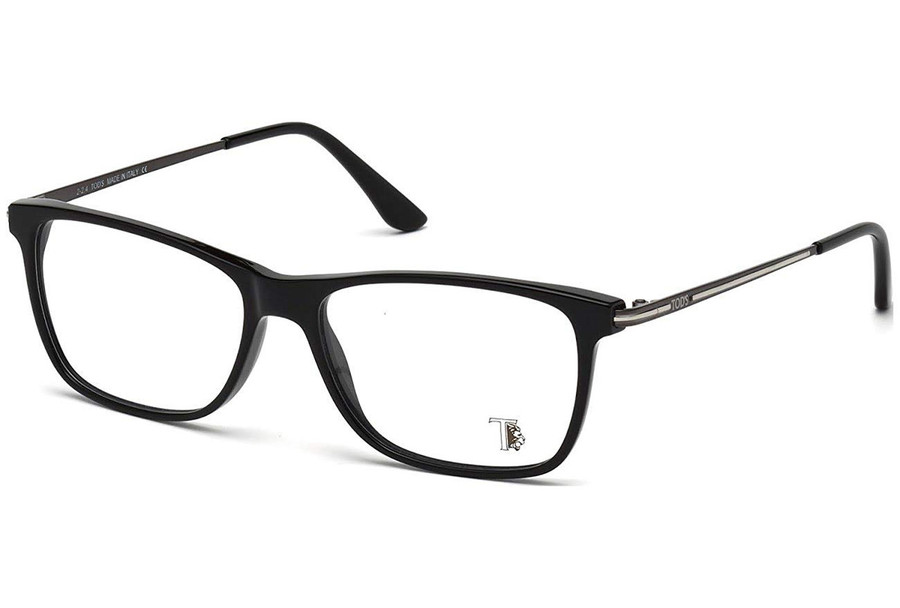 Tod's Designer Eyeglasses TO5134-001 in Black 54mm