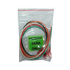 Green with LED Square Request to Exit Button with Timer Delay for Door Access Control, NC, COM and NO Outputs 356-7100 cables
