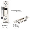 Electric Door Strike 356-EL105-FSESA dimensions