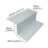 L and Z Bracket for 1500lbs Outdoor Maglock - 356-ZLSS1500 dimensions