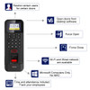 Time and Attendance Waterproof Fingerprint Biometric Card Reader and Keypad for 3,000 users – 356-3013 features