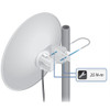 Ubiquiti Powerbeam M5 5Ghz airMaAX Bridge Access Point - 885-132 rear view