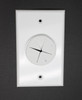 Single Gang Bulk Wire Plate with Grommet - 008-100 with cover