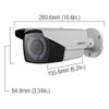 HD1080P VARI-FOCAL IR BULLET CAMERA - 063-TVIB2040VF dimensions