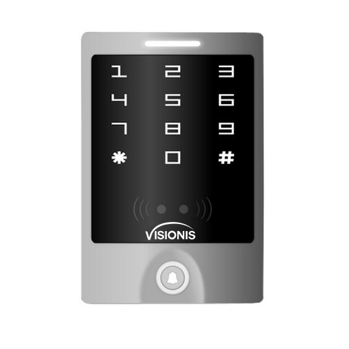 Weather proof Metal Housing Digital Touch Keypad and Reader Standalone - 356-3000 front view