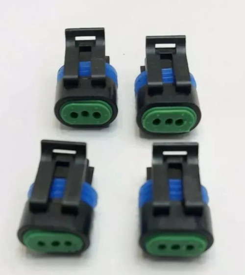 AEM, MSD, FUELTECH.  INDUCTIVE HIGH OUTPUT COIL CONNECTOR PLUG  ( 3 PINS )