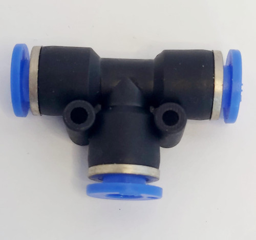 Push-in T fitting 1/4 inch (6.35mm)
