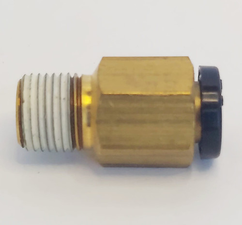 Legris Straight Brass connector 1/8in NPT x 1/4in Push-In