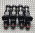 Remanufactured Bosch 1100cc Fuel Injectors Denso Medium long  48mm  Fuel Rail 11mm
