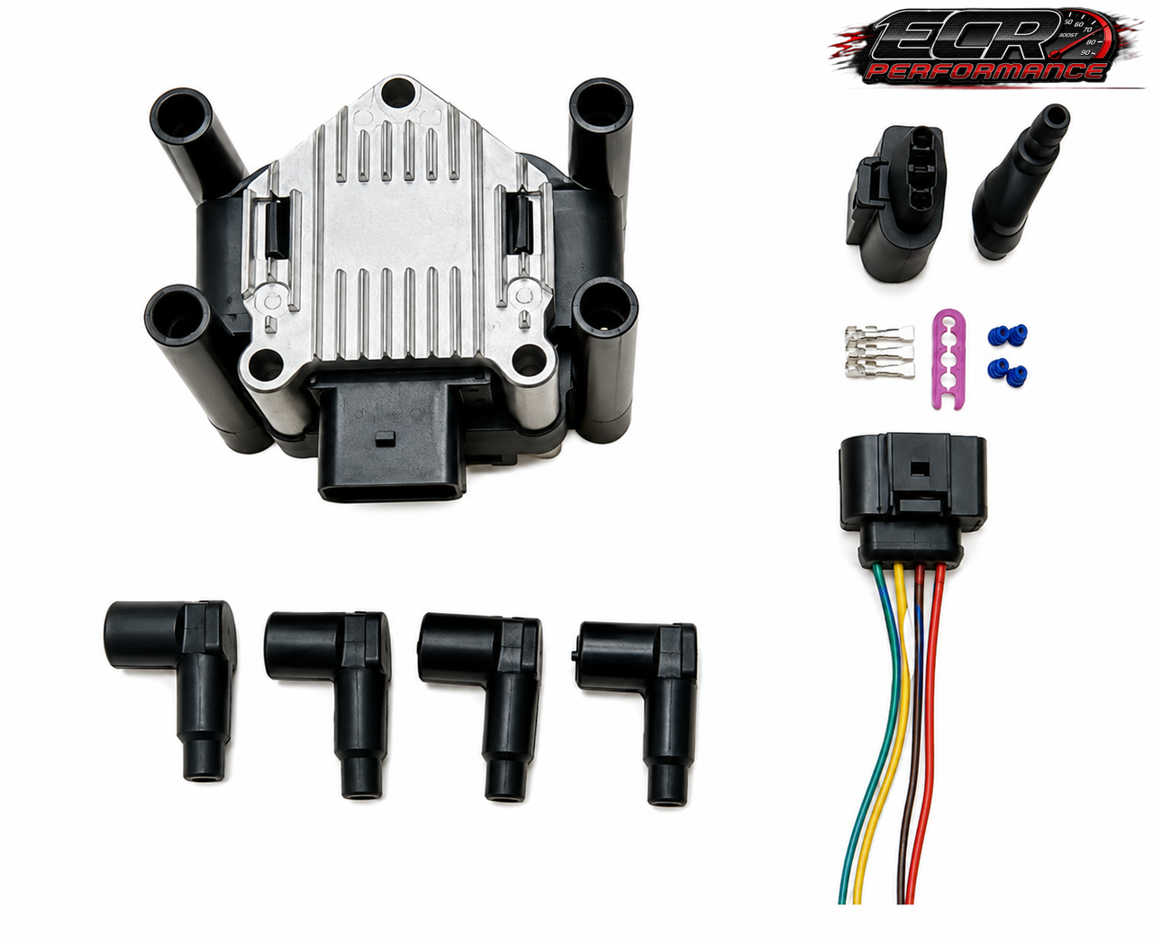 ECR Performance UF277 Smart Ignition Coil Pack  Wasted Spark Coil Kit (Batch)