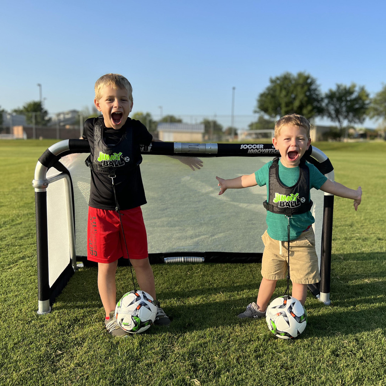Soccer Goals (Glow in The Dark) Kids Pop-up Soccer Net Football