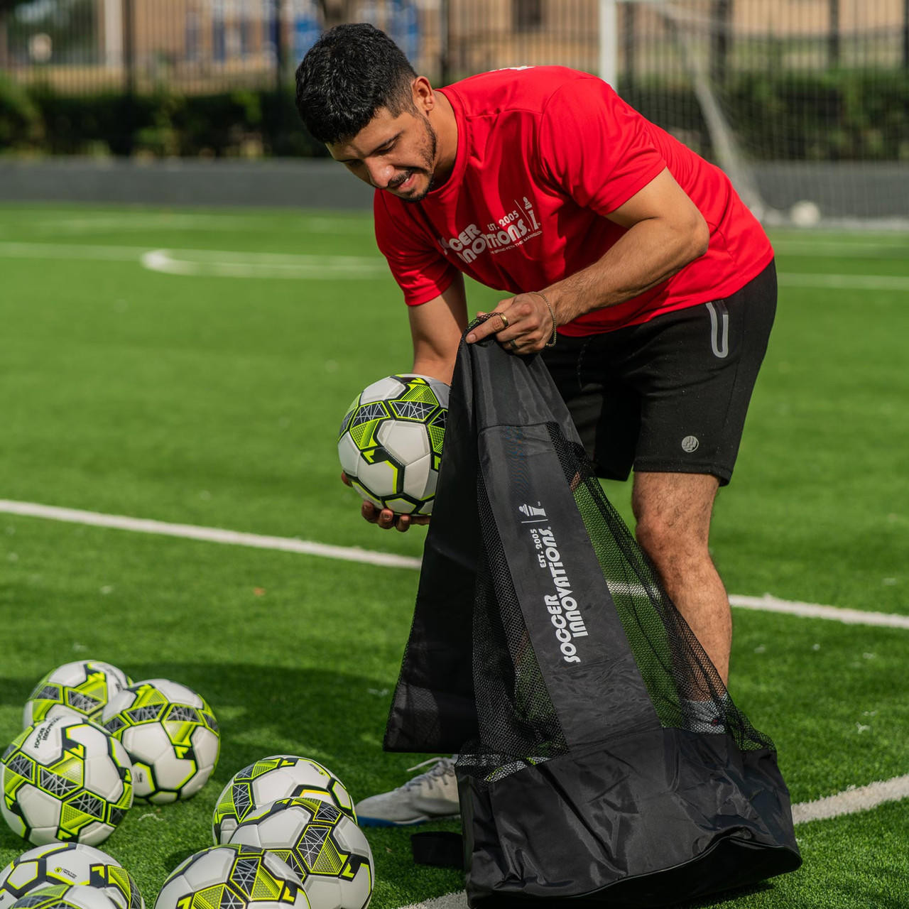 Soccer Ball Mesh Bag  Soccer Equipment Balls & Bag