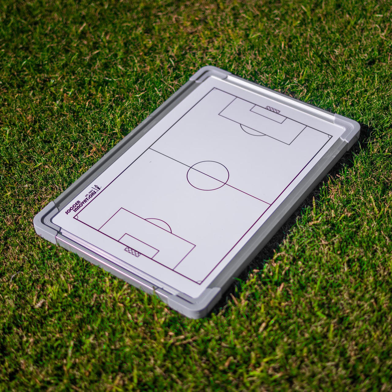 Trademark Innovations Soccer Magnetic Coaching Board Whiteboard Clipboard