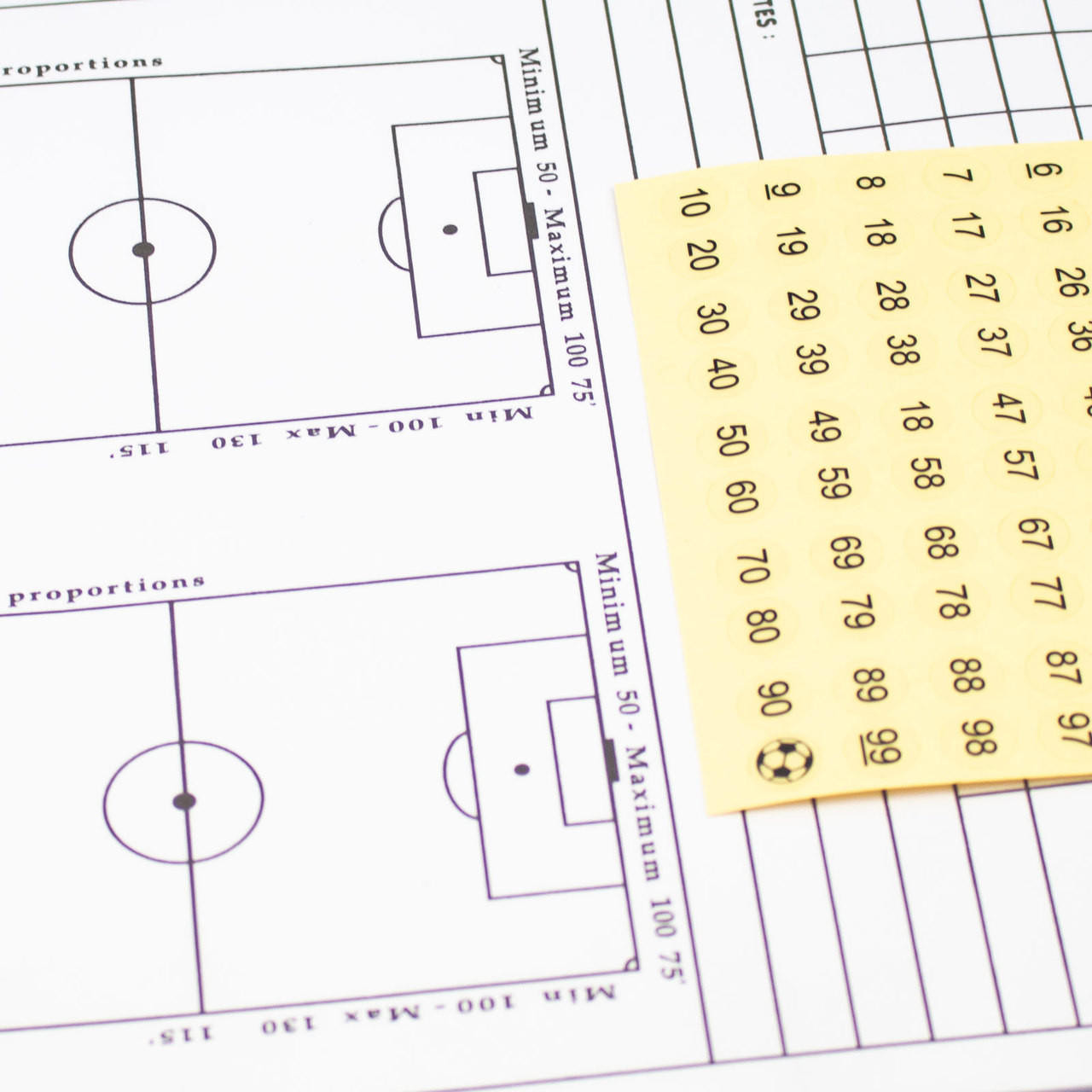 Coaches Folder Note Replacement Planner | Soccer Equipment Coaches