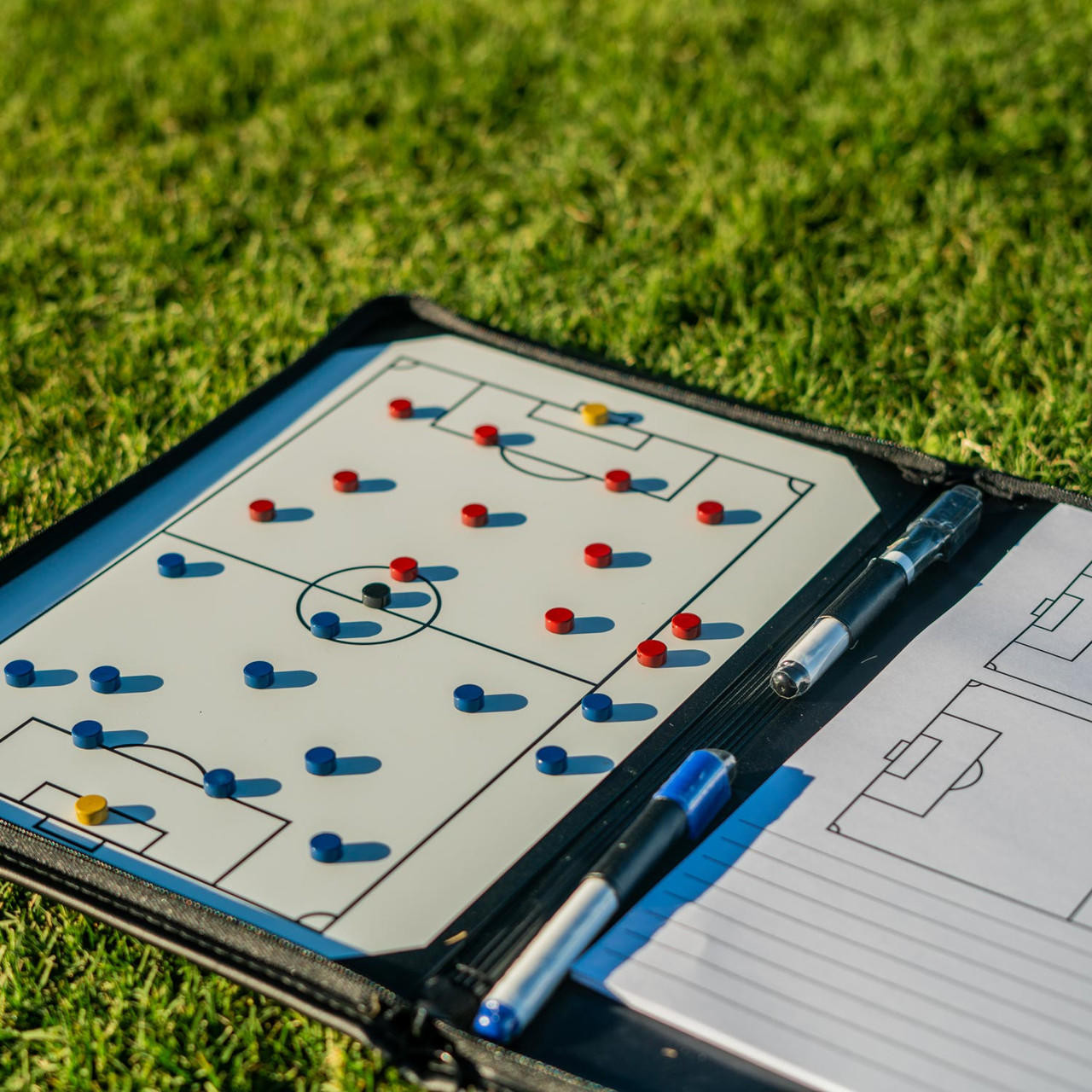 Premier Soccer Coaching Tactics Folder with Magnets