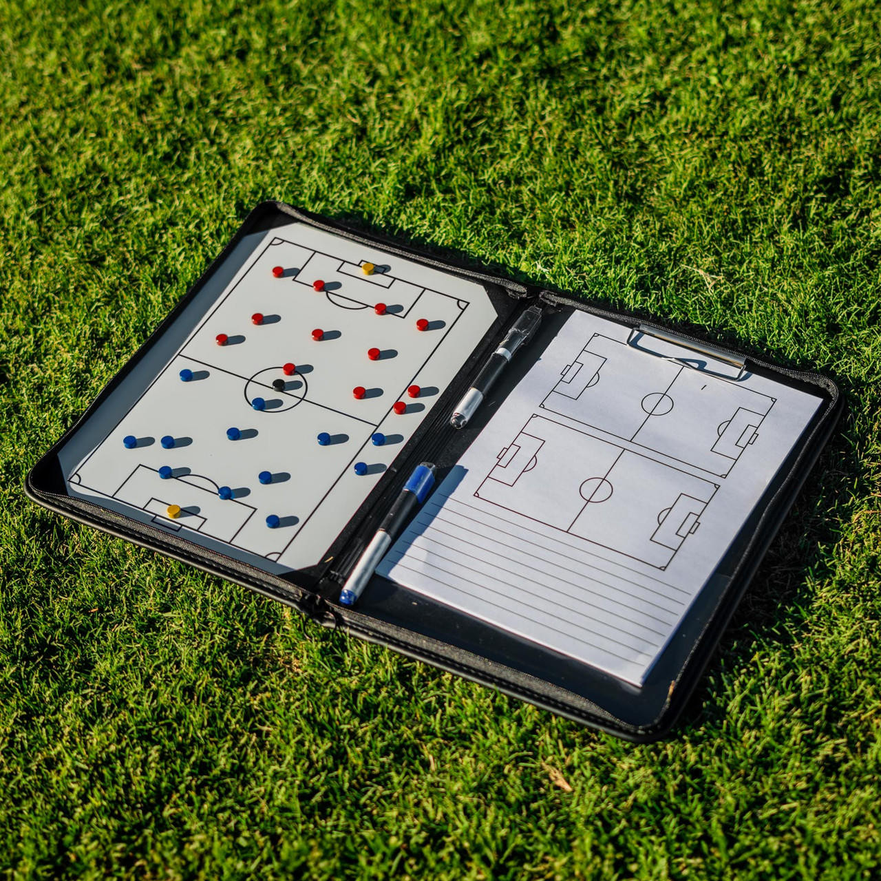 Premier Soccer Coaching Tactics Folder with Magnets