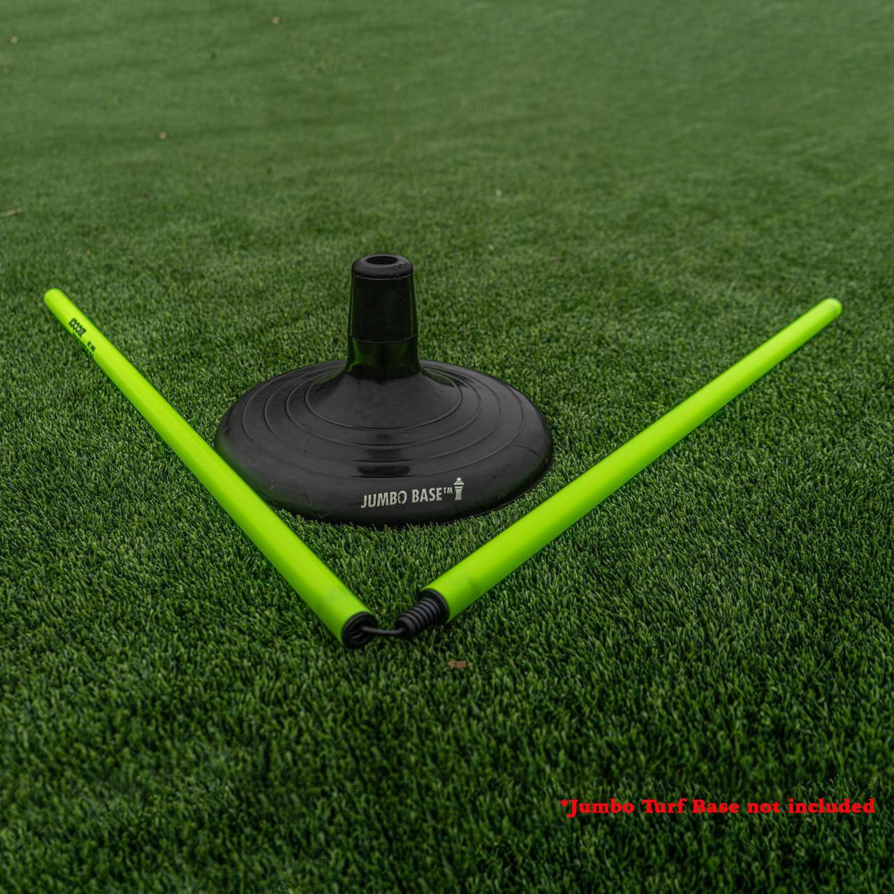 3-in-1 Pro Training Speed & Agility Pole for Grass & Turf - Soccer
