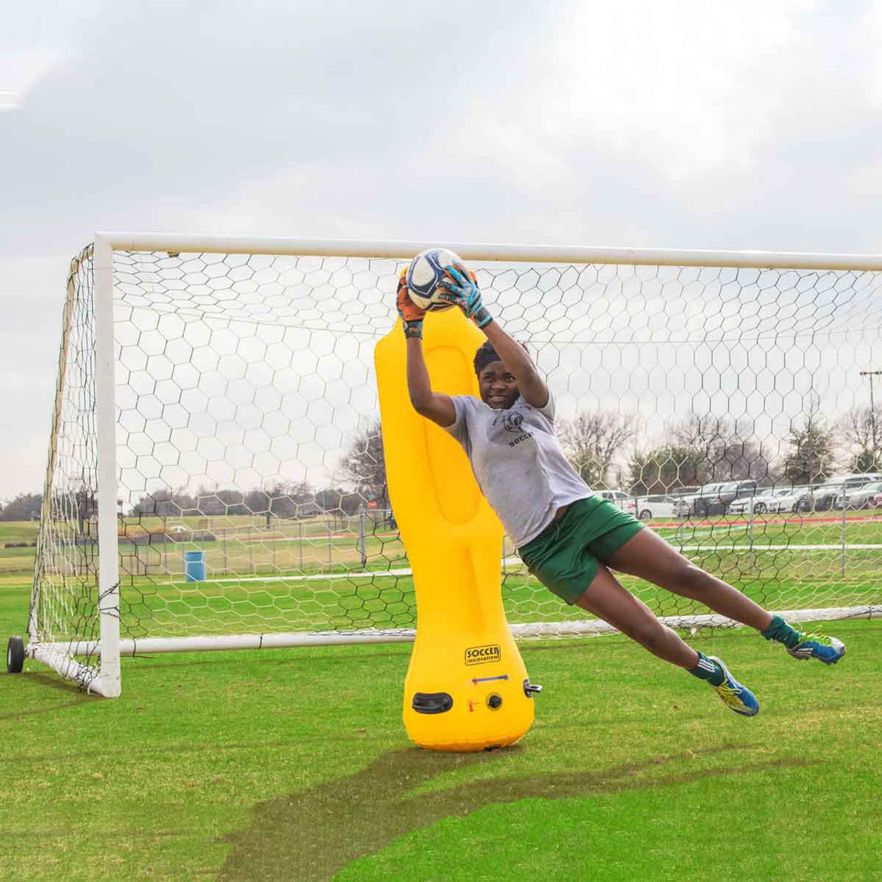 Blow Up Inflatable Soccer Training Defender AKA BUD Soccer