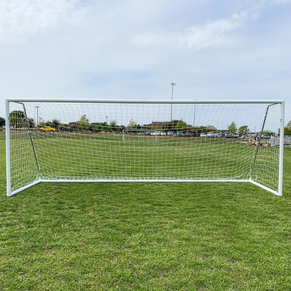 Regulation 6.5x18.5 Premier Park Soccer Goal Posts | Soccer Training Equipment Regulation Soccer Goals