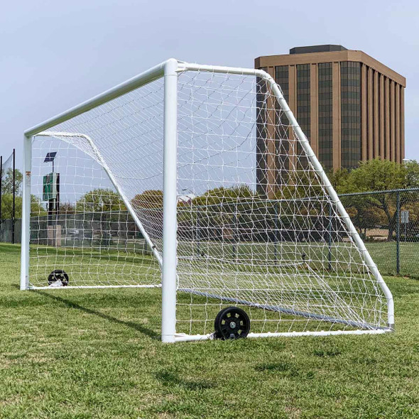 Regulation 6.5x18.5 Premier Pro Made in the USA Soccer Goal Posts