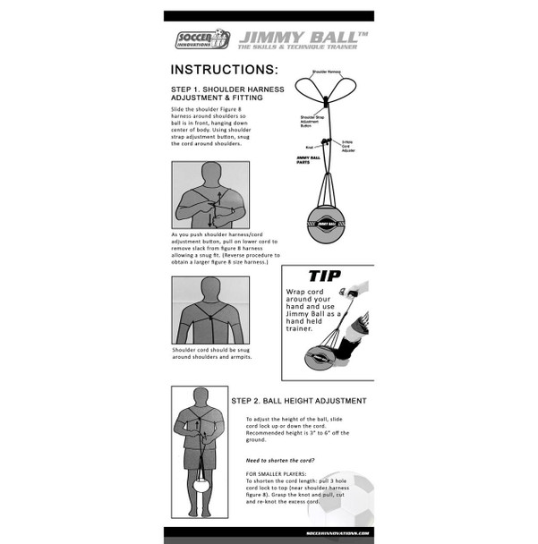 Jimmy Ball Instructions | Soccer Training Equipment Soccer Training Balls