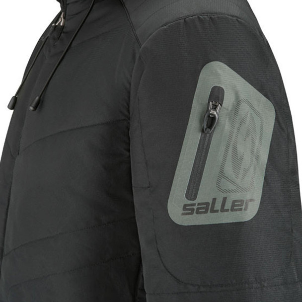 winter jacket shoulder view