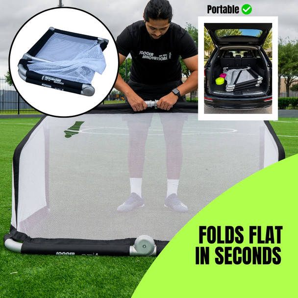 Portable soccer goal