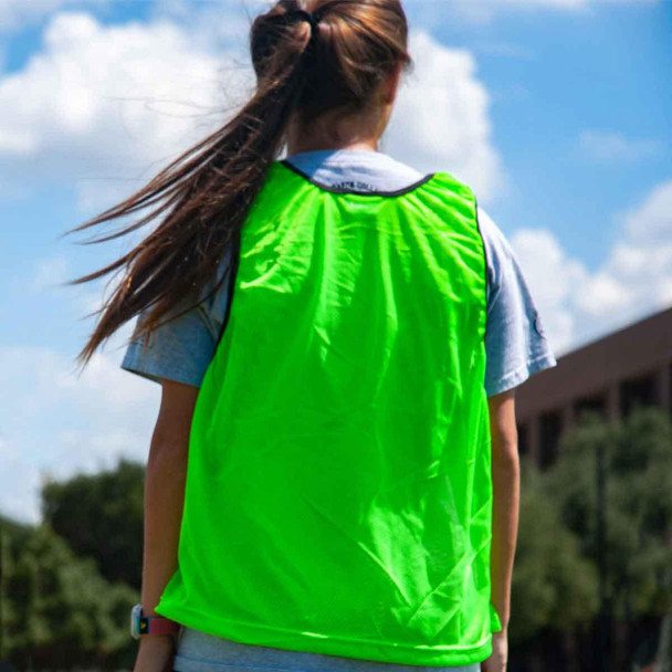 Green youth bib