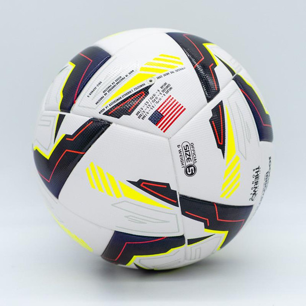 Zephyr Thermo Bonded size 5 soccer ball with American flag