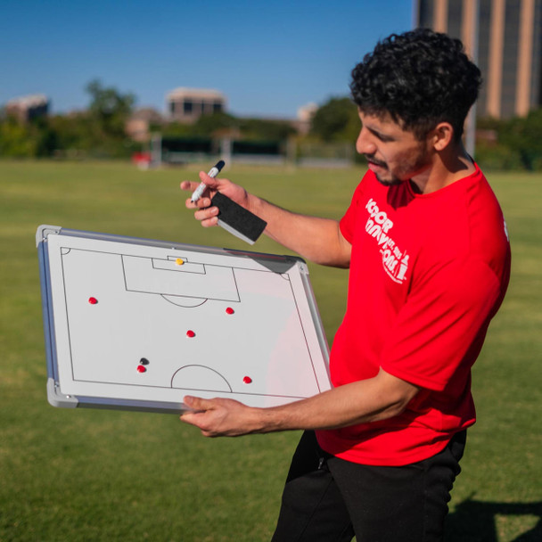 Soccer Innovations Magnetic Tactic Board | Medium Half field