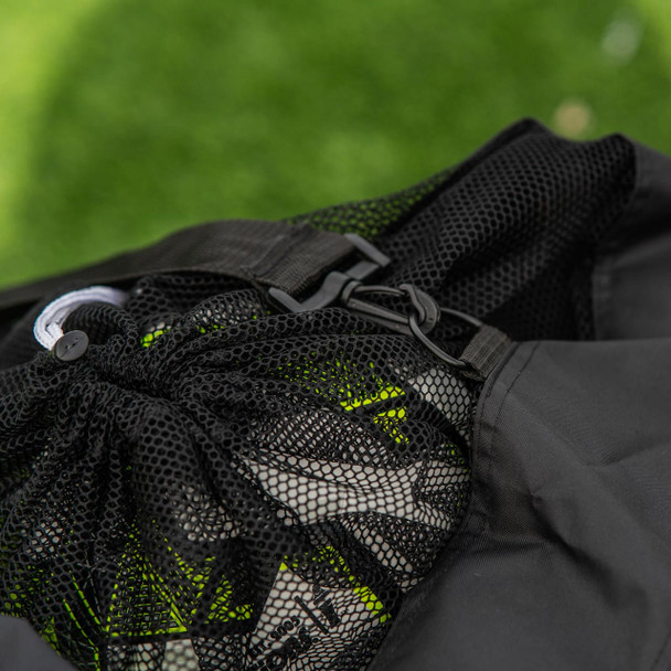 Adjustable clips on Jumbo Soccer Ball Bag