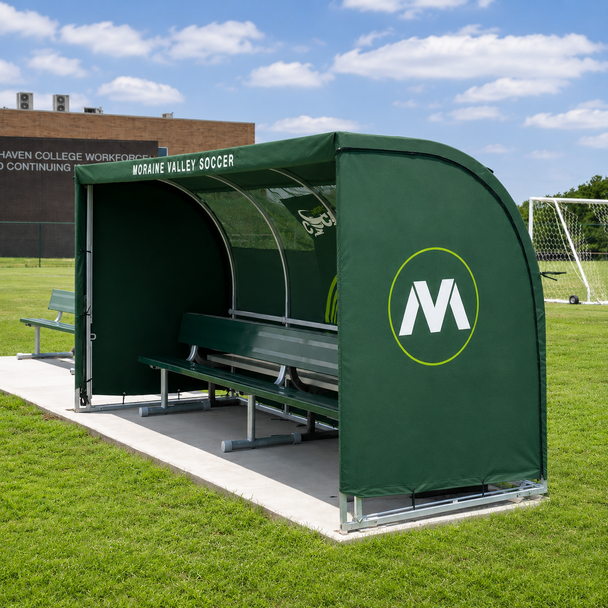 MVP Soccer Team Stadium Bench Cover - Hunter Green