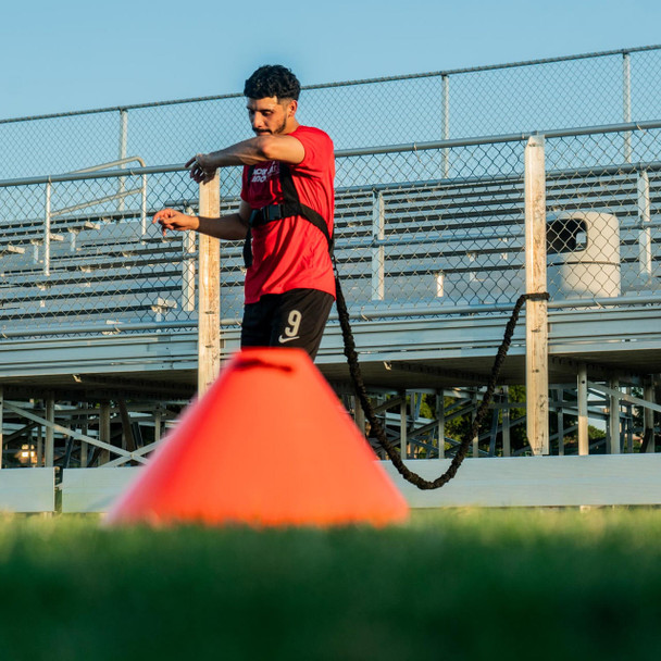 Soccer Innovations Solo Resistance Belt| x 10' cone