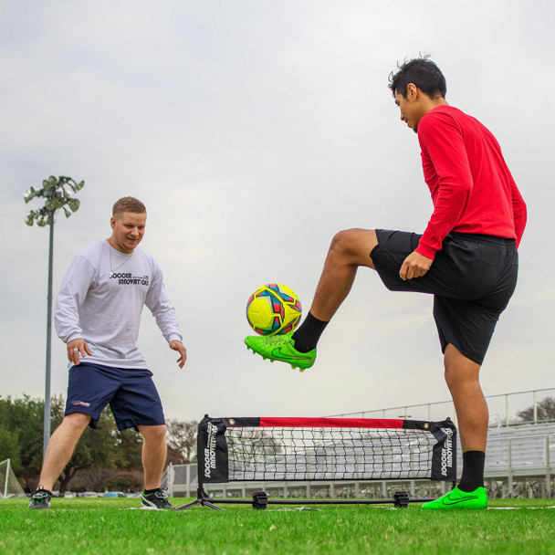 Mini Soccer Tennis Net | Soccer Training Equipment Passing & Ball Control