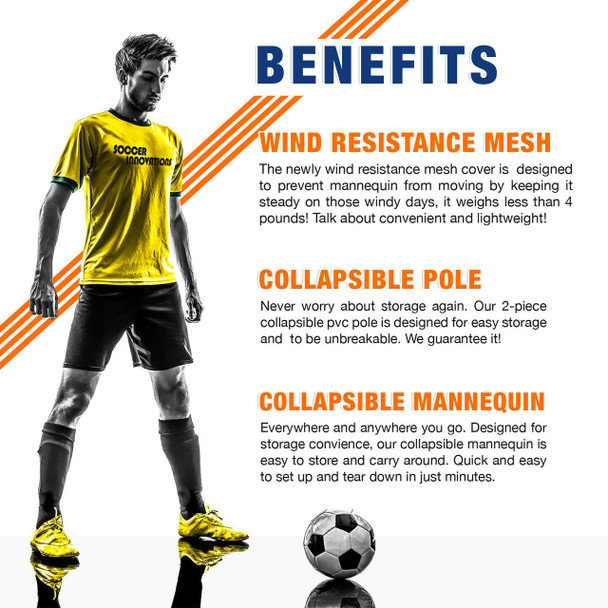 The Soccer Wall Turf Mannequin Benefits