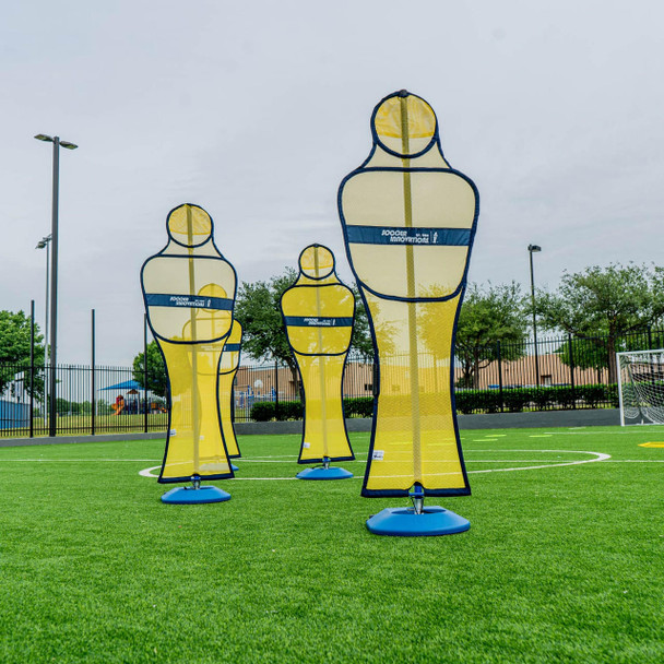 SOCCER WALL TURF MANNEQUINS SET OF 4
