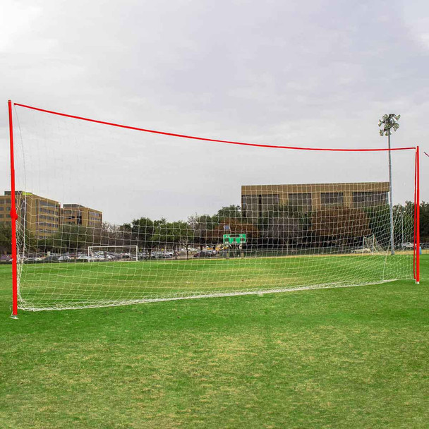 8x24 soccer training goal with telescoping collapsing poles