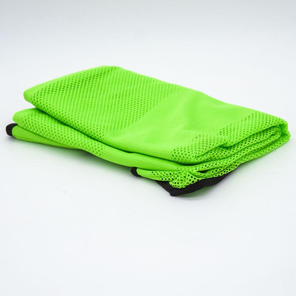 Green soccer bib