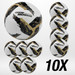 Black Gold Speed Ball Soccer Ball 10-pack NFHS