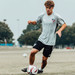 training soccer ball