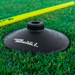 Rubber base and agility pole, multi purpose training pole
