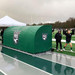 MVP Stadium Sports Team Shelter Bench Cover - Green | Soccer Innovations Sport Bench Shelter Covers