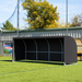 black stadium shelter
