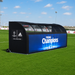 MVP Stadium Sports Team Shelter Bench Cover - Adidas Black Cover| Soccer Innovations Sport Bench Shelter Covers
