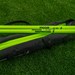 neon green agility poles for grass and turf with spike