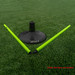 3-in-1 Collapsing Speed & Agility Pole Set of 6 with Spring Base and Turf kit