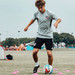 pink soccer cones for soccer field