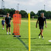 Soccer freekick mannequin orange