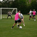 pink soccer pennies bibs